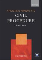 A practical approach to civil procedure.